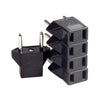 5 PCS  6A US Socket to EU Plug Power Adapter / Charger Kit