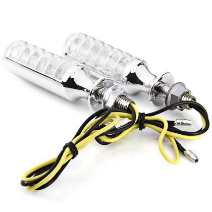 12V 12 LEDs Turn Signal Light Cornering Lamp Blinker for Motorcycle Motorbike - 2Pcs