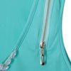 Stylish Scoop Collar Rhinestone Zippered Women's Tank Top