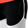 Sports U-Neck Sleeveless Tank Top + Elastic Waist Spliced Bodycon Shorts Women's Twinset