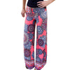 Stylish Mid-Waisted Printed Wide Leg Women's Exumas Pants