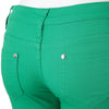 Stylish Mid-Waist Button Design Solid Color Women's Pencil Pants