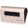 Aluminum Alloy Material USB3.0 Charger with EU Plug for iPhone Samsung HTC Tablet PC - 100 - 240V