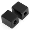 2pcs Aluminum Alloy Material Square Shaped Bike Tyre Air Valve Cap
