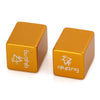 2pcs Aluminum Alloy Material Square Shaped Bike Tyre Air Valve Cap
