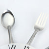 Novel Stainless Steel Knife Fork Spoon Analog Wall Clock Home Decoration
