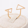 Trendy Layered Openwork Triangle Ring For Women
