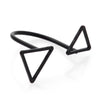 Trendy Layered Openwork Triangle Ring For Women