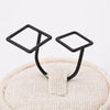 Stylish Layered Openwork Square Design Ring For Women
