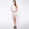 Sweet Scoop Collar Sleeveless Hollow Out Layered Women's Dress