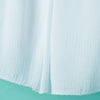Stylish Slash Collar 3/4 Sleeve Solid Color Laciness Women's Dress