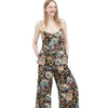 Retro Style High Waist Floral Print Women's Flare Leg Pants