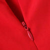 Simple Design High Waist Zippered Pure Color Women's Flare Leg Capri Pants
