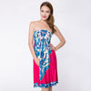 Smocked Short Strapless Bandeau Summer Dress