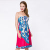 Smocked Short Strapless Bandeau Summer Dress