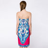 Smocked Short Strapless Bandeau Summer Dress