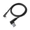 1 Meter Nylon Braid Type-C L Bending Data Charger Usb Cable