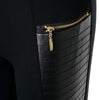 Vintage Elastic Waist Faux Leather Splicing Zippered Pencil Pants For Women