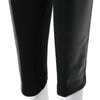Vintage Elastic Waist Faux Leather Splicing Zippered Pencil Pants For Women