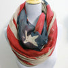 Chic American Flag Scrawl Pattern Voile Scarf For Women