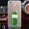 3D Liquid Flow Cocktail Bottle Style Anti-slip Back Cover Case with Transparent Frame for iPhone 6 6S 4.7 inches