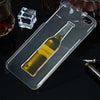 3D Liquid Flow Cocktail Bottle Style Anti-slip Back Cover Case with Transparent Frame for iPhone 6 Plus 6S Plus 5.5 inches