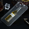 3D Liquid Flow Cocktail Bottle Style Anti-slip Back Cover Case with Transparent Frame for iPhone 6 Plus 6S Plus 5.5 inches