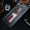 3D Liquid Flow Cocktail Bottle Style Anti-slip Back Cover Case with Transparent Frame for iPhone 6 Plus 6S Plus 5.5 inches