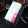 3D Liquid Flow Cocktail Bottle Style Anti-slip Back Cover Case with Transparent Frame for iPhone 6 Plus 6S Plus 5.5 inches