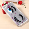 3D Liquid Blink Flow Quicksand Style Anti-slip Back Cover Case with Transparent Frame for iPhone 6 Plus 6S Plus 5.5 inches
