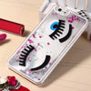 3D Liquid Blink Flow Quicksand Style Anti-slip Back Cover Case with Transparent Frame for iPhone 6 Plus 6S Plus 5.5 inches