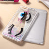 3D Liquid Blink Flow Quicksand Style Anti-slip Back Cover Case with Transparent Frame for iPhone 6 Plus 6S Plus 5.5 inches