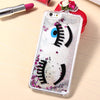 3D Liquid Blink Flow Quicksand Style Anti-slip Back Cover Case with Transparent Frame for iPhone 6 Plus 6S Plus 5.5 inches