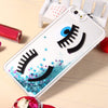 3D Liquid Blink Flow Quicksand Style Anti-slip Back Cover Case with Transparent Frame for iPhone 6 Plus 6S Plus 5.5 inches