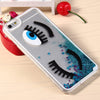3D Liquid Blink Flow Quicksand Style Anti-slip Back Cover Case with Transparent Frame for iPhone 6 Plus 6S Plus 5.5 inches