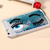 3D Liquid Blink Flow Quicksand Style Anti-slip Back Cover Case with Transparent Frame for iPhone 6 Plus 6S Plus 5.5 inches