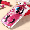 3D Liquid Blink Flow Quicksand Style Anti-slip Back Cover Case with Transparent Frame for iPhone 6 Plus 6S Plus 5.5 inches