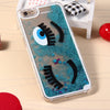 3D Liquid Blink Flow Quicksand Style Anti-slip Back Cover Case with Transparent Frame for iPhone 6 6S 4.7 inches