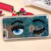 3D Liquid Blink Flow Quicksand Style Anti-slip Back Cover Case with Transparent Frame for iPhone 6 6S 4.7 inches