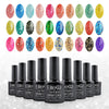 Elite99 Rhinestones Glitter Long-Lasting Candy Color Nail Polish 10ml