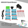 WSX / MX X6A - B04 6 - Port Charger 750MAH 25C 3.7V Accessories of WLtoys V636 / V686 / V686G 3A US Plug with EU Adapter