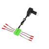 WSX / MX X6A - B04 6 - Port Charger 750MAH 25C 3.7V Accessories of WLtoys V636 / V686 / V686G 3A US Plug with EU Adapter
