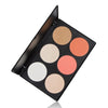 Natural 6 Color Pressed Powder Palette Makeup Cosmetics