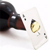 Creative Poker Card Shaped Bottle Opener Stainless Steel Beer Wine Soda Openers Bar Kitchen Tool