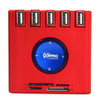 3 in 1 5 Ports USB Hub Speaker TF SD M2 MS Card Reader