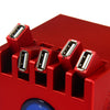 3 in 1 5 Ports USB Hub Speaker TF SD M2 MS Card Reader