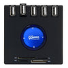 3 in 1 5 Ports USB Hub Speaker TF SD M2 MS Card Reader