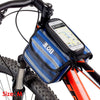 BOI 4.8 inch Touch Screen Bicycle Front Tube Phone Bag Holder Pouch