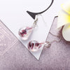 Ethnic Style Charm Jewelry Coloured Glaze Water Droplets Drop Earrings