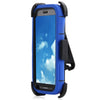 3 in 1 Two Layers Heavy Duty Impact Resistant Drop Protection Case with Clip Circle Stand PC Hard Shell Silicone Rugged Defender Cover for Samsung Galaxy S4